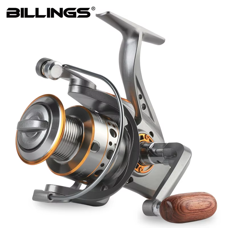 Surf Reel - BILLINGS スピニングリール 12KG 最大ドラッグ力 プロ仕様釣りリール 5.2:1
