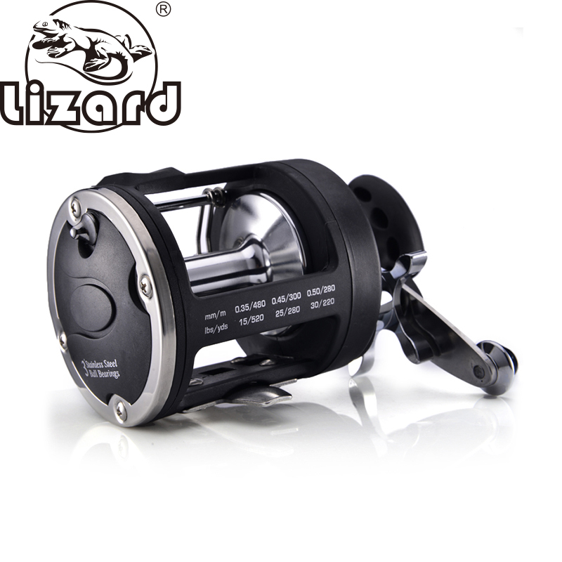 Surf Reel - リザードフィッシングTSSDボートリール、海水大物サーフフィッシング用、合金スプール、ベイトキャスティング・トローリングフィッシングリール