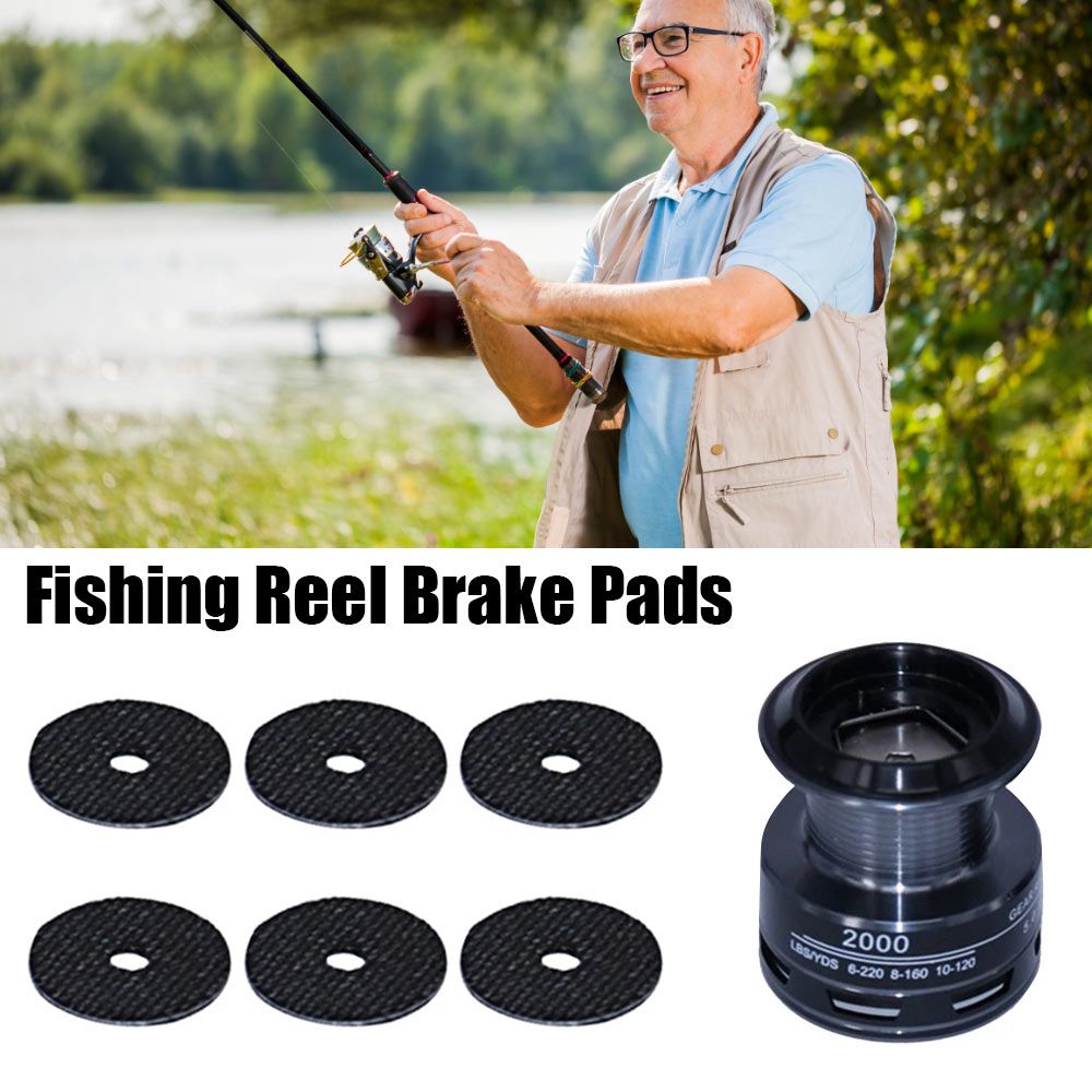 3ピースのフィッシングブレーキパッド,ブレーキパッド,カーボ - Reel Repair Kit のレビューと価格
