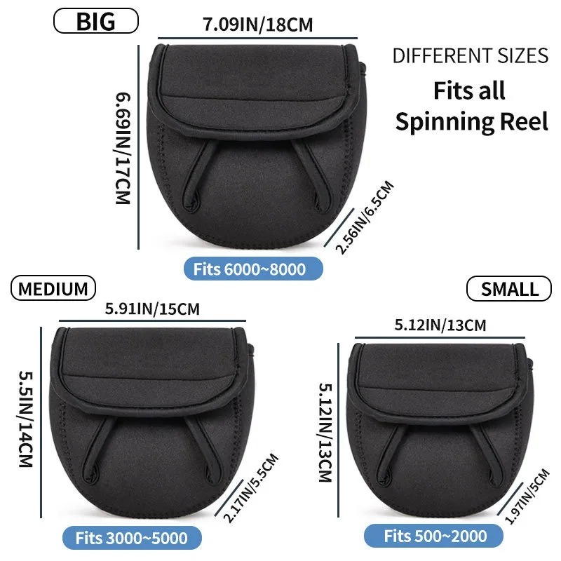 釣りリール保護カバーバッグ スピニングリールケース ポーチホ - Spinning Reel のレビューと価格