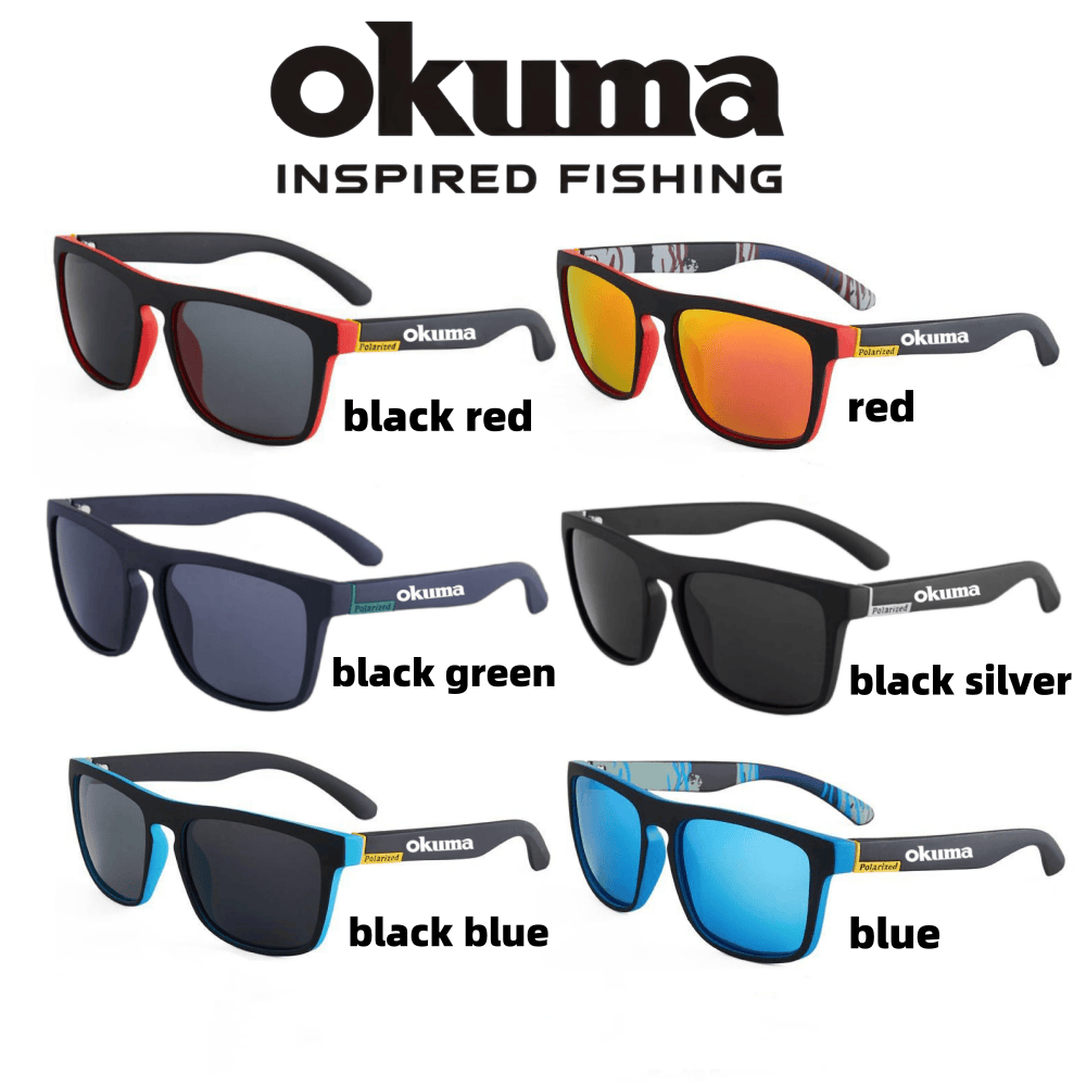 オクマ偏光サングラス UV400 運転、釣り、サイクリング、 - Surf Reel のレビューと価格