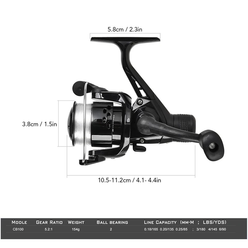 BRAVMAK 2.1/2.3m伸縮式釣り竿リールコンボフル - Spincast Reel のレビューと価格